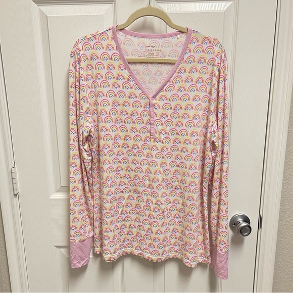 Little Sleepies Other - Little Sleepies Longsleeve Rainbow Pajama Top